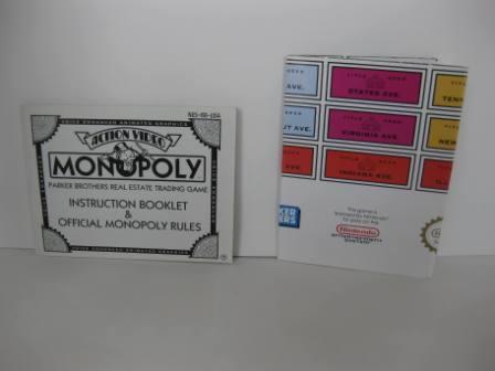 Monopoly w/ Poster - NES Manual